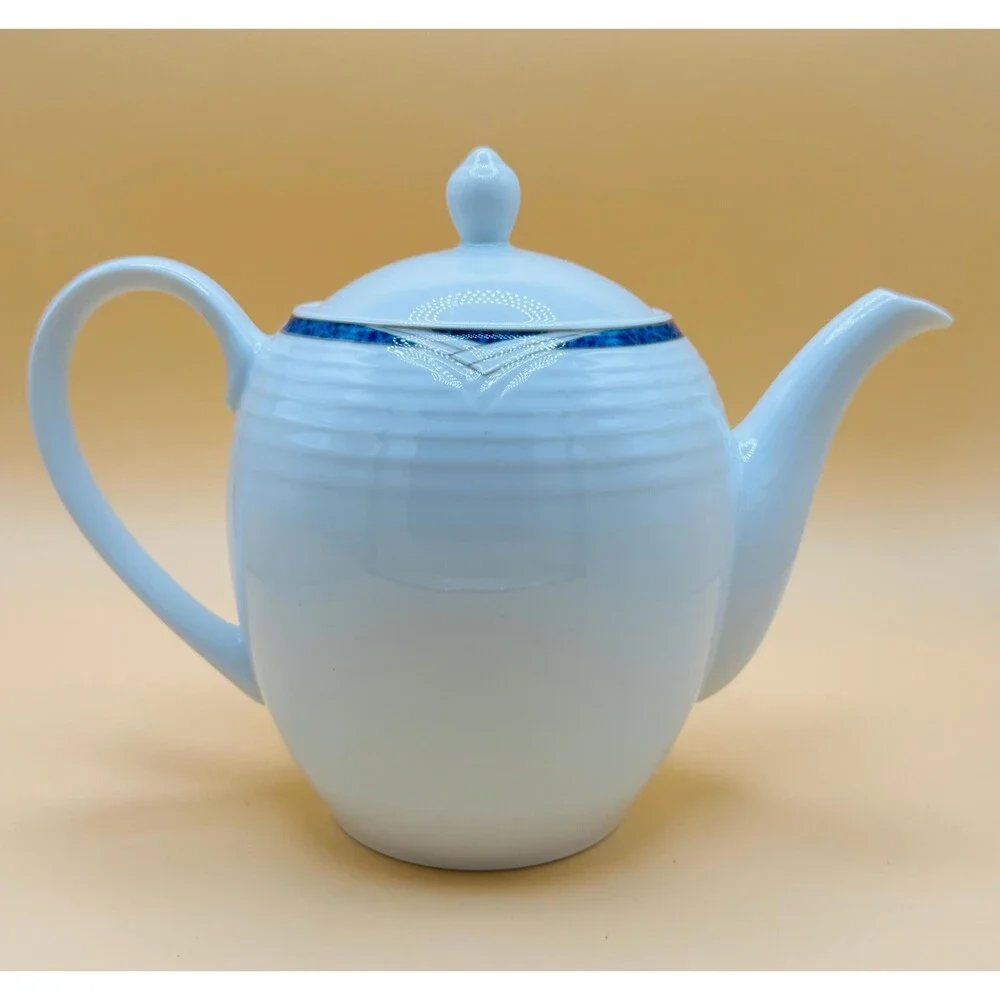 Noritake Contemporary China - Arctic Blue Teapot
